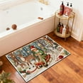thumbnail image 5 of Hometravel Christmas Embroidery Doormat, 3D Pattern Absorbent Entrance Mat, Non-slip Floor Rug for Doorway, Kitchen, Home Decor, 5 of 6