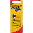 thumbnail image 2 of Johnson Original Beetle Spin Fishing Lure, Yellow/Black Stripe, 1 in, 2 of 5