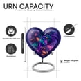 thumbnail image 2 of Yatskia Colorful Sparrow with Blossoms Small Cremation Keepsake Urn for Ashes Adult Men and Women, Mini Memorial Burial Urns for Human Ashes Adult Male, (Heart Pack of 1, 3 Inch), 2 of 8