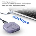 thumbnail image 4 of Solid State Drive Enclosure, Slim Portable SSD Enclosure USB 3.2 M.2 NVME 2230 Gen2 Aluminum Alloy 10Gbps  for Travel, 4 of 7