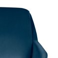 thumbnail image 3 of Butaca Robin Azul  Mobica de diseño elegante tapizado en terciopelo suave y base metálica resistente, ideal para sala, comedor o áreas de descanso, 3 of 4
