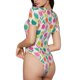 thumbnail image 2 of Fotbe Tulips Flowers Body de Mujer con Cuello Redondo y Mangas Cortas, Sin Mangas Ajustado, Suave, Cómodo y Básico-Large, 2 of 7