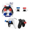 thumbnail image 1 of Thumbsticks for PS4 & PS5, 4 Pairs/8 Pcs Replacement Silicone Thumb Grips, Joystick Protective Cover for PS4 & PS5 Controllers, 1 of 5