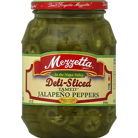 sliced tamed jalapeno mezzetta peppers deli oz pack fl