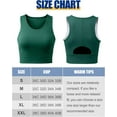 thumbnail image 6 of WANOSS Sports Bras for Women High Impact Sports Bra - Removable Padded Yoga Racerback Bra Workout Crop Tops, 6 of 21