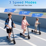 VOLTVOGUE VV-4 Foldable Electric Scooter, 250W Motor E Scooter with 6.5 inch Solid Tires, 9 MPH Max Speed, 10 Miles Long Range, 111Wh Battery Portable Kick Scooter for Adults and Kids