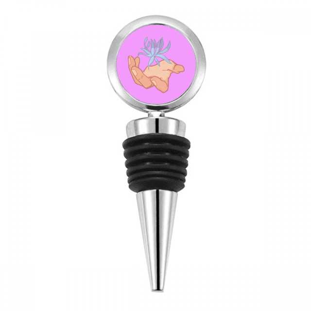 Equinox Flower Interlude Blossom Control Bottle Stopper Stainless Steel Rubber Reusable