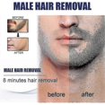 thumbnail image 4 of Men's Permanent Hair Beard Removal Cream, Permanent Hair Removal Cream for Men, Mild Depilatory Fresh Boost Men's Beard Hair Removal, 4 of 5