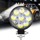 thumbnail image 1 of Faro LED, 27 W, 9 LED, redondo, minifaro LED redondo para coche, faro para motocicleta, muy versátil, 1 of 9