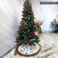 thumbnail image 5 of Rustic Nature Pattern Elegant Vintage Christmas Tree Skirt, 5 of 6