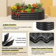thumbnail image 4 of Cama de cultivo elevada galvanizada Land Guard 122x61x30 cm ovalada, 4 of 7