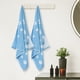 thumbnail image 4 of Juego de toallas de baño de 2 piezas de algodón REGALWOVEN, altamente absorbentes y cómodas, toalla de baño encantadora azul de 28' x 56', 4 of 7