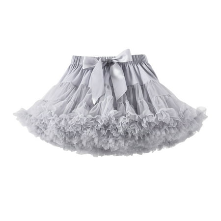 

Girls Dresses Summer Baby Soft Fluffy Tutu Skirt Toddler Mesh Tutu Bowknot Princess Skirt Formal Dress