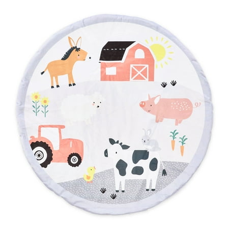 Fun on the Farm Milestone Mat with 12 Reversible Marker Cards