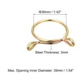 thumbnail image 2 of Unique Bargains Fuel Line Hose Clips, 5 Pack 36mm 65Mn Steel Single Wire Tubing Spring Clamps, 2 of 5