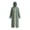 Army Green, variant on Karight Long Raincoat for Adults Reusable Waterproof Breathable Lightweight Jacket Poncho with Hooded for Men Women