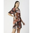 thumbnail image 3 of Moomaya Whimsical Printed Short Sleeve Shift Dress - Fun And Playful Day Dress, 3 of 9