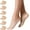 Beige, variant on 6 Pairs Toe Topper Women Socks Half Noshow Seamless Socks