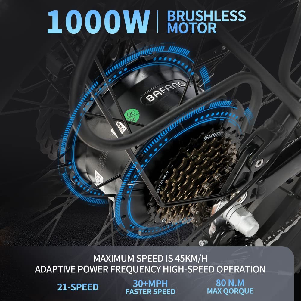 SuperDW Fat Tire Electric Bike for 