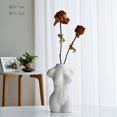 thumbnail image 3 of xiaxaixu Vase Corps Humain en Céramique Minimaliste Arrangement Floral de Table, 3 of 3