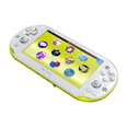 thumbnail image 2 of Sony - PS Vita 2000 PlayStation Handheld Viedo Game Console - Yellow (Refurbished), 2 of 6