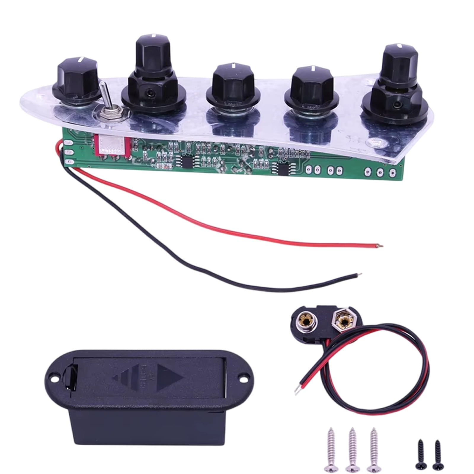 Guitar Prewired Harness 5 Way Prewired Loaded Prewired Control Plate Harness Converter Knobs Replacement for Guitar Part