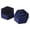 Blue, variant on QIQUWOHUL Gorgeous Antique Jewelry Ring Box Velvet Ring Box Hexagon Single Ring Box Premium Vintage Double Ring Holder For Proposal Engagement Wedding Photoshoots