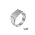 thumbnail image 3 of Anillo para hombre y mujer, anillos geométricos de moda de acero inoxidable cerrado, joyería Unisex para fiesta de citas, joyas para regalo Ropa, zapatos y accesorios Miscelánea Color Acero Tamaño 10 Sonducket AP015196-04, 3 of 6