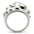 thumbnail image 4 of Luxe Jewelry Designs Women's Stainless Steel Bubble Design Ring - Size 10 (Pack of 3), 4 of 4