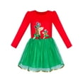 thumbnail image 1 of Robe Fille Noël Renne Manches Longues Robe de Fête 12 Ans, 1 of 7