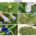 thumbnail image 4 of Extractor de malas hierbas manual con mango de acero y herramienta de jardinería de 3 garras para césped y jardín, 4 of 5