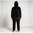 thumbnail image 5 of Halloween Spider Cosplay Flannel Onesie,Soft Fleece Hooded Pajamas Jumpsuit for Theme Party, 5 of 7