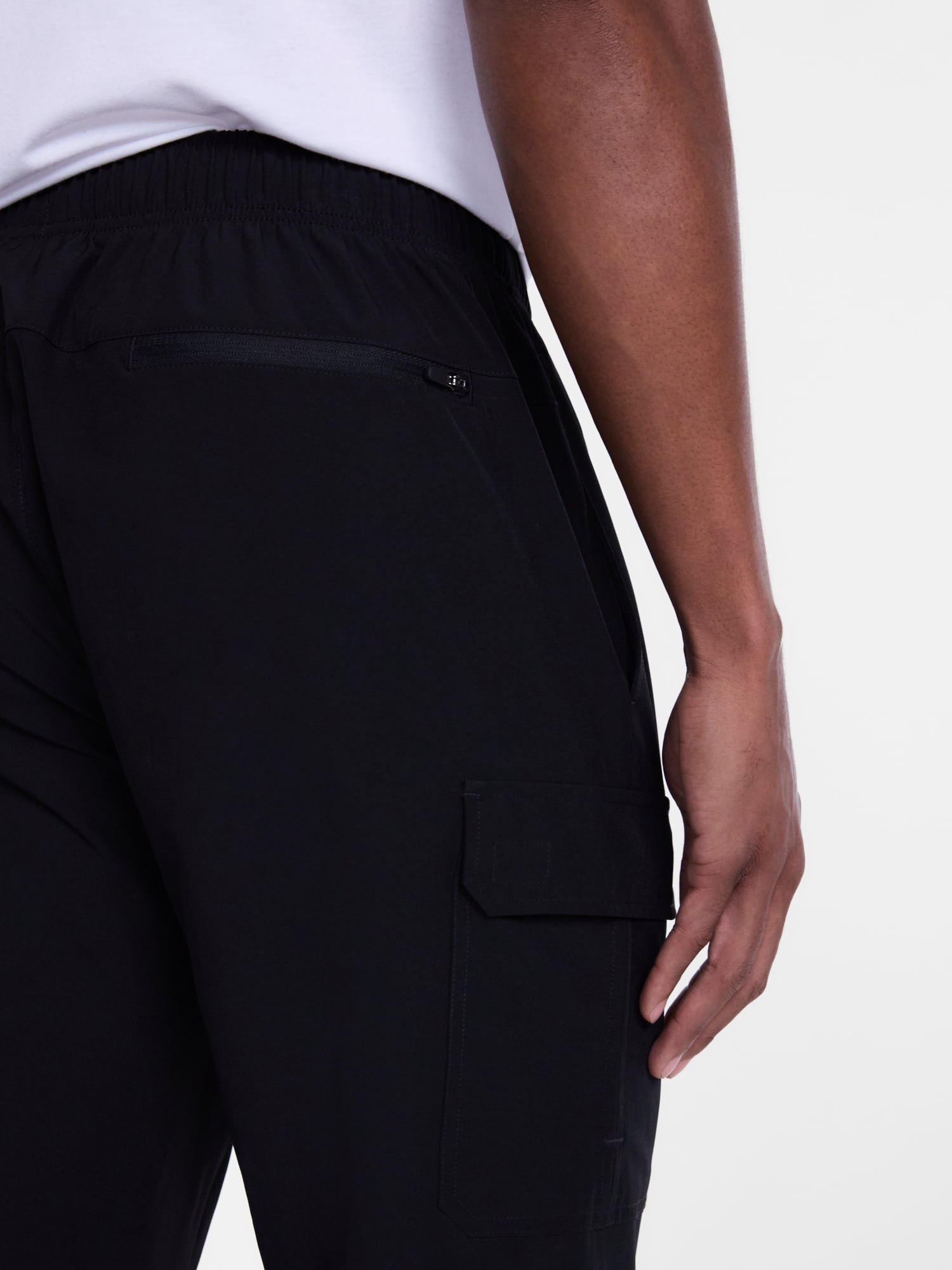 Athletic Works Woven Cargo Open Hem Active Pants, Men's Sizes S-4XLT