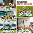 thumbnail image 4 of Sage Green Eucalyptus Leaves Outdoor Rug for Patio/Deck/Porch, Non-Slip Large Area Rug 5 x 8 Ft, Spring Botanical Leaf Cream Indoor Outdoor Rugs Washable Area Rugs, Camping Rug Carpet Runner, 4 of 8