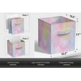 thumbnail image 3 of Sorbus Fabric Storage Bins 11" Foldable Cubes With Handles For Pantry, Cubbies, Toy And Closet Shelving Organization - 6Pk, 3 of 7