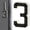 C, variant on 6.7 Inch Solar Lighted House Numbers for Outside, Light Up Waterproof LED Address Numbers Signs for Houses, Large Personalized Illuminated Exterior Modern House Numbers Light (B-Black, 6.7 IN)