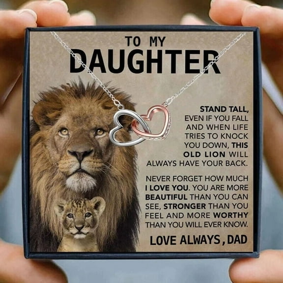 To My Daughter Necklace from Dad Birthday Graduation Christmas Gift