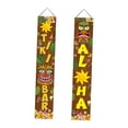 thumbnail image 3 of Door Banner Luau Party Decoration Decorative Welcome Sign Party Jungle Background Backdrop for Hawaiian Summer Pool Party Room Decoration, 3 of 8