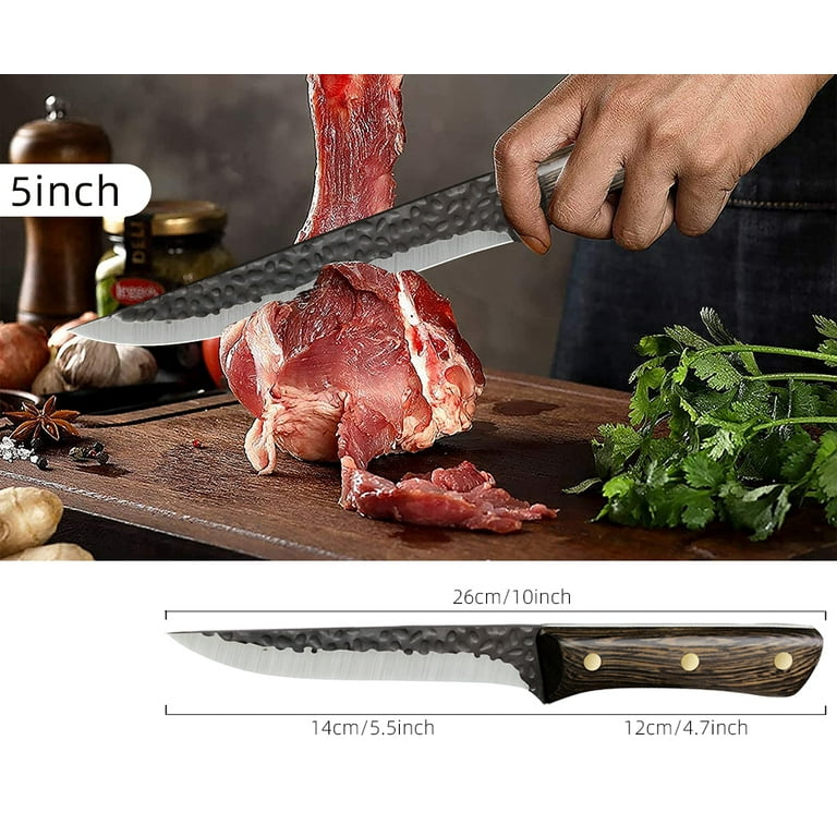 Buy Butcher Chef Knife Forged Kitchen 5CR15 Stainless Steel