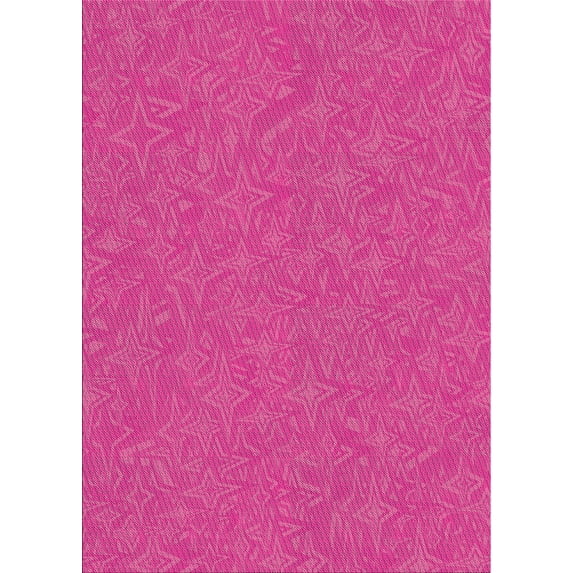 Ahgly Company Machine Washable Indoor Rectangle Transitional DeepPink Area Rugs, 7' x 10'