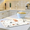 thumbnail image 6 of Yayeee Dish Drying Mat for Kitchen Counter Ultra Absorbent Easy Clean Pad 18x16", Ghost Design, 6 of 7