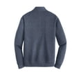 thumbnail image 6 of Port Authority ® Interlock 1/4-Zip. K807 - Estate Blue Heather/ Charcoal Heather Size 2XL, 6 of 6