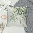thumbnail image 2 of COMIO Floral Spring Pillow Covers Vintage Wild Flowers Decor Sage Green Throw Pillows Leaves Outdoor Farmhouse Wildflower Plant Decorative Cushion for Couch Bed Sofa, 2 of 5