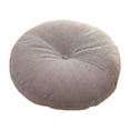 thumbnail image 2 of veasfak Coussin de Sol Rond Coussin de Méditation pour Yoga Canapé-Lit Assise au Sol Bureau Gris Pâle, 2 of 9