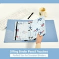 thumbnail image 3 of FORMRS 2 Pack Pencil Pouch for 3 Ring Binder with Clear Window Zipper Case, Hockey Action Zone, 3 of 6
