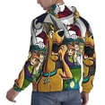 thumbnail image 4 of Lsque Scooby-Doo Pattern Casual Men's Hoodie,Hooded Sweatshirt with Kangaroo Pocket,Pullover Hoodie-Small, 4 of 8