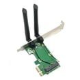 thumbnail image 5 of Wireless Wifi Network Card Mini PCI-E To PCI-E Desktop Antennas Hot I8, 5 of 9