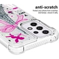 thumbnail image 4 of Compatible with Samsung Galaxy A23 5G Case Liquid Glitter Cute Stylish Slim Silicone Quicksand Sparkle Shockproof Protective for Women Girls Case for Samsung Galaxy A23 5G Tower YB, 4 of 12