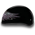 thumbnail image 4 of Daytona Helmets Hi-Gloss Black, Barbed Wire Heart Motorcycle Half Helmet Skull Cap- Graphics 100% DOT Approved 2XL, 4 of 7
