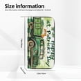 thumbnail image 4 of Leather Zipper Pocket Hand Wallet For Women And Men Travel Leather Purse Large Capacity Credit Card Holder Happy St.Patricks Day Cat Truck, 4 of 9